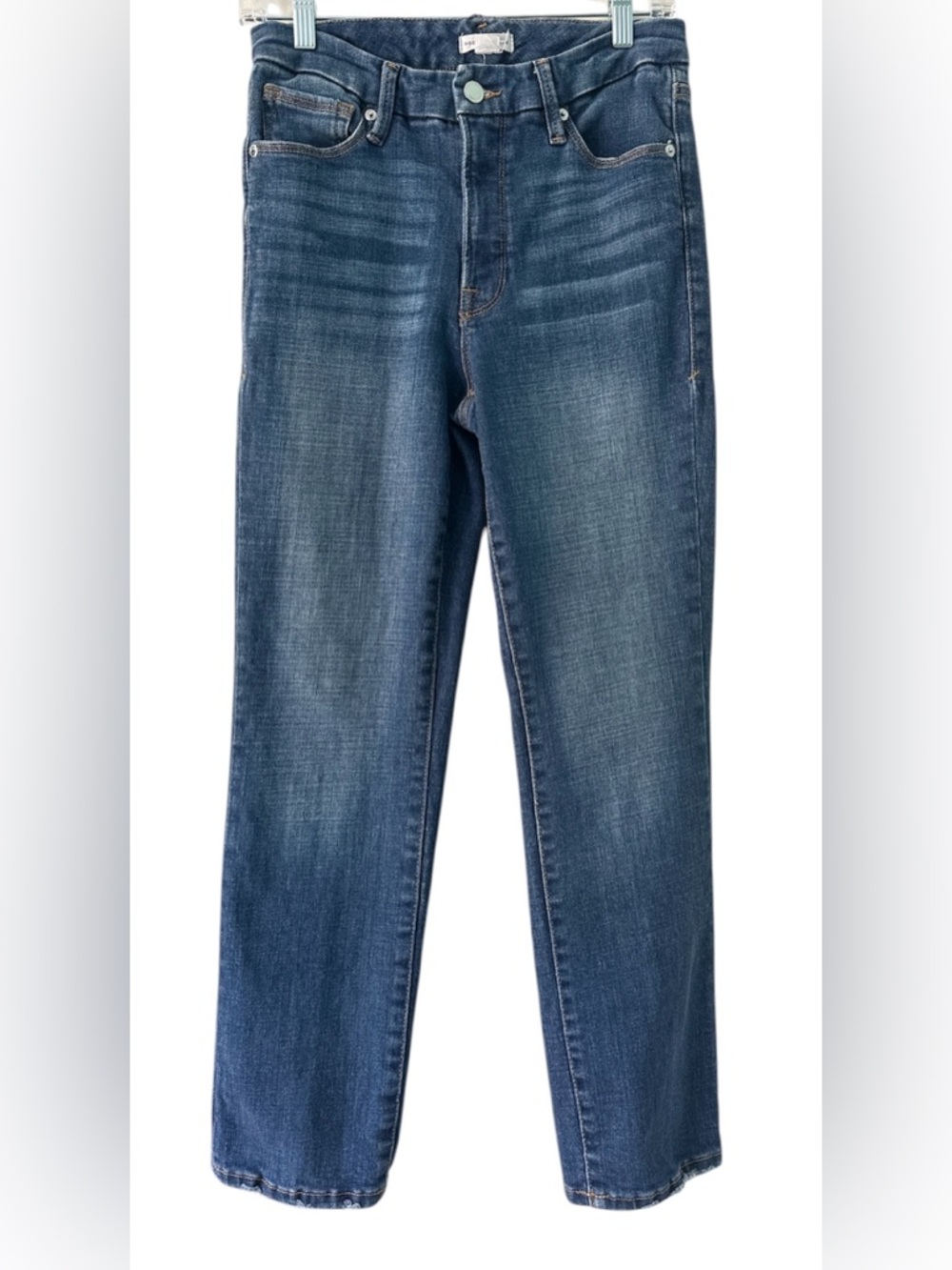 Good American Women's straight leg , high rise